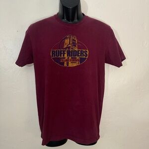 Ruff Rider T Shirt Medium Gently worn Cotton blend 19" armpit to armpit seams